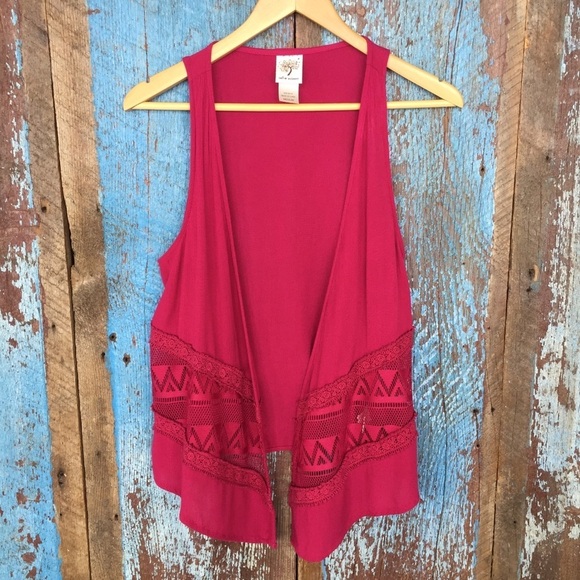 Self Esteem Fuchsia Pink Vest - Picture 1 of 6